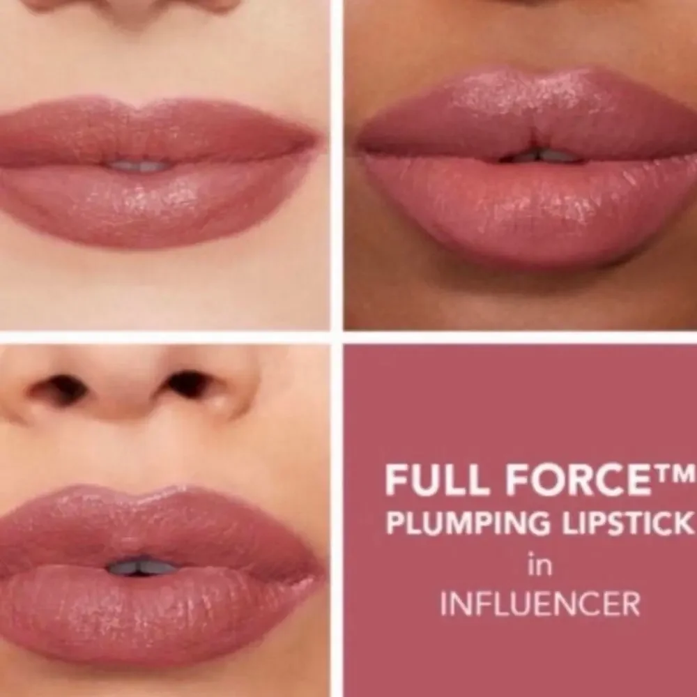 Buxom Full Force Plumping Lipstick in Influencer (Spiced Brown)